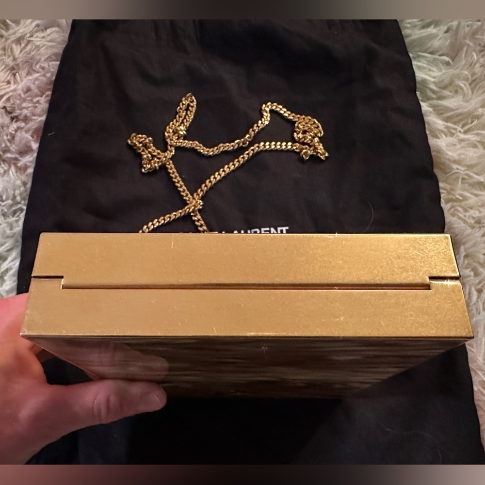 Saint Laurent Marble Pattern Tuxedo Box Bag - Picture 13 of 15